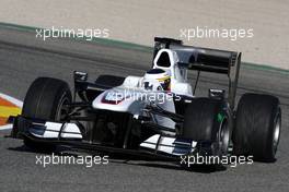 01.02.2010 Valencia, Spain,  Pedro de la Rosa (ESP), BMW Sauber F1 Team - Formula 1 Testing, Valencia