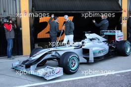 01.02.2010 Valencia, Spain,  Michael Schumacher (GER), Mercedes GP - Formula 1 Testing, Valencia