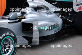 01.02.2010 Valencia, Spain,  Mercedes GP, W01, detail - Formula 1 Testing, Valencia