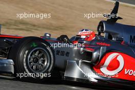 01.02.2010 Valencia, Spain,  Gary Paffett (GBR), Test Driver, McLaren Mercedes, MP4-25 - Formula 1 Testing, Valencia