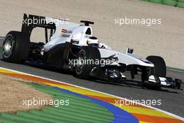 01.02.2010 Valencia, Spain,  Pedro de la Rosa (ESP), BMW Sauber F1 Team - Formula 1 Testing, Valencia