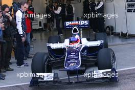 01.02.2010 Valencia, Spain,  Nico Hulkenberg (GER), Williams F1 Team  - Formula 1 Testing, Valencia