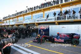 01.02.2010 Valencia, Spain,  Jaime Alguersuari (ESP), Scuderia Toro Rosso  - Formula 1 Testing, Valencia