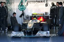 01.02.2010 Valencia, Spain,  Nico Rosberg (GER), Mercedes GP  - Formula 1 Testing, Valencia