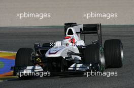 02.02.2010 Valencia, Spain,  Kamui Kobayashi (JAP), BMW Sauber F1 Team  - Formula 1 Testing, Valencia