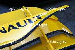 02.02.2010 Valencia, Spain,  Renault R30 front wing detail - Formula 1 Testing, Valencia