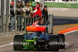 02.02.2010 Valencia, Spain,  Lewis Hamilton (GBR), McLaren Mercedes, MP4-25, with aero paint - Formula 1 Testing, Valencia