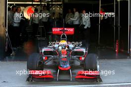 02.02.2010 Valencia, Spain,  Lewis Hamilton (GBR), McLaren Mercedes  - Formula 1 Testing, Valencia