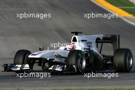 02.02.2010 Valencia, Spain,  Kamui Kobayashi (JAP), BMW Sauber F1 Team  - Formula 1 Testing, Valencia