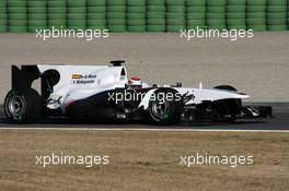 02.02.2010 Valencia, Spain,  Kamui Kobayashi (JAP), BMW Sauber F1 Team  - Formula 1 Testing, Valencia