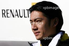 02.02.2010 Valencia, Spain,  Ho-Pin Tung (CHN), Test Driver, Renault F1 Team  - Formula 1 Testing, Valencia