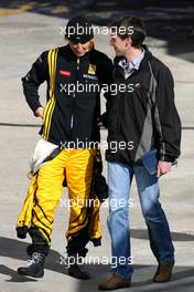 02.02.2010 Valencia, Spain,  Robert Kubica (POL), Renault F1 Team  - Formula 1 Testing, Valencia