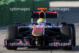 02.02.2010 Valencia, Spain,  Sébastien Buemi (SUI), Scuderia Toro Rosso - Formula 1 Testing, Valencia