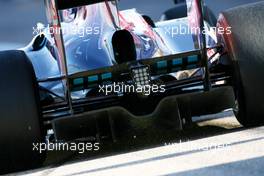 02.02.2010 Valencia, Spain,  Scuderia Toro Rosso diffusor - Formula 1 Testing, Valencia