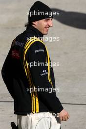 02.02.2010 Valencia, Spain,  Robert Kubica (POL), Renault F1 Team  - Formula 1 Testing, Valencia