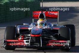 02.02.2010 Valencia, Spain,  Lewis Hamilton (GBR), McLaren Mercedes, MP4-25 - Formula 1 Testing, Valencia