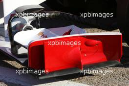 02.02.2010 Valencia, Spain,  Scuderia Ferrari front wing detail - Formula 1 Testing, Valencia