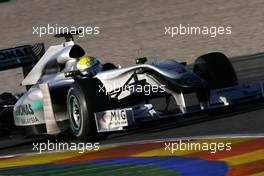 02.02.2010 Valencia, Spain,  Nico Rosberg (GER), Mercedes GP  - Formula 1 Testing, Valencia