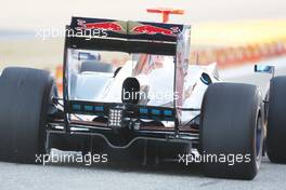 02.02.2010 Valencia, Spain,  Scuderia Toro Rosso, rear, detail - Formula 1 Testing, Valencia