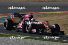 02.02.2010 Valencia, Spain,  Sébastien Buemi (SUI), Scuderia Toro Rosso - Formula 1 Testing, Valencia