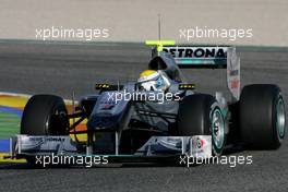 02.02.2010 Valencia, Spain,  Nico Rosberg (GER), Mercedes GP  - Formula 1 Testing, Valencia