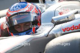 03.02.2010 Valencia, Spain,  Jenson Button (GBR), McLaren Mercedes - Formula 1 Testing, Valencia