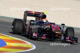 03.02.2010 Valencia, Spain,  Jaime Alguersuari (ESP), Scuderia Toro Rosso, STR05 - Formula 1 Testing, Valencia