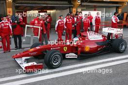 03.02.2010 Valencia, Spain,  Fernando Alonso (ESP), Scuderia Ferrari  - Formula 1 Testing, Valencia