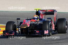 03.02.2010 Valencia, Spain,  Jaime Alguersuari (ESP), Scuderia Toro Rosso, STR05 - Formula 1 Testing, Valencia