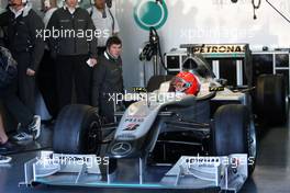 03.02.2010 Valencia, Spain,  Michael Schumacher (GER), Mercedes GP - Formula 1 Testing, Valencia