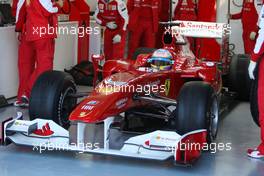 03.02.2010 Valencia, Spain,  Fernando Alonso (ESP), Scuderia Ferrari, F10 - Formula 1 Testing, Valencia