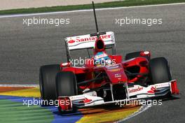 03.02.2010 Valencia, Spain,  Fernando Alonso (ESP), Scuderia Ferrari  - Formula 1 Testing, Valencia