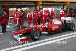 03.02.2010 Valencia, Spain,  Fernando Alonso (ESP), Scuderia Ferrari  - Formula 1 Testing, Valencia