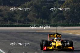 03.02.2010 Valencia, Spain,  Vitaly Petrov (RUS), Renault F1 Team  - Formula 1 Testing, Valencia