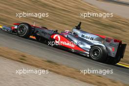 03.02.2010 Valencia, Spain,  Jenson Button (GBR), McLaren Mercedes  - Formula 1 Testing, Valencia