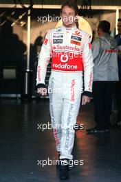 03.02.2010 Valencia, Spain,  Jenson Button (GBR), McLaren Mercedes  - Formula 1 Testing, Valencia