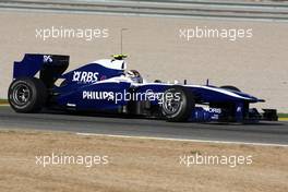 03.02.2010 Valencia, Spain,  Nico Hulkenberg (GER), Williams F1 Team, FW32- Formula 1 Testing, Valencia