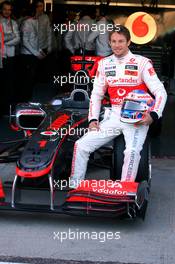 03.02.2010 Valencia, Spain,  Jenson Button (GBR), McLaren Mercedes  - Formula 1 Testing, Valencia