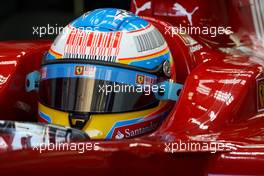 03.02.2010 Valencia, Spain,  Fernando Alonso (ESP), Scuderia Ferrari - Formula 1 Testing, Valencia