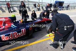 03.02.2010 Valencia, Spain,  Jaime Alguersuari (ESP), Scuderia Toro Rosso - Formula 1 Testing, Valencia