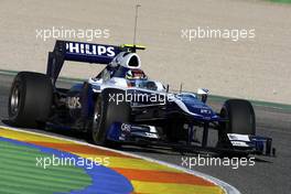 03.02.2010 Valencia, Spain,  Nico Hulkenberg (GER), Williams F1 Team, FW32 - Formula 1 Testing, Valencia