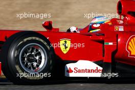 03.02.2010 Valencia, Spain,  Fernando Alonso (ESP), Scuderia Ferrari, F10 - Formula 1 Testing, Valencia