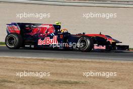 03.02.2010 Valencia, Spain,  Jaime Alguersuari (ESP), Scuderia Toro Rosso, STR05 - Formula 1 Testing, Valencia