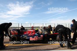 03.02.2010 Valencia, Spain,  Jaime Alguersuari (ESP), Scuderia Toro Rosso, STR05 - Formula 1 Testing, Valencia