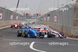 02.05.2010 Marrakech, Morocco,  Armaan Ebrahim (IND), JK Racing and Jolyon Palmer (GBR), Comma  - FIA Formula Two Championship
