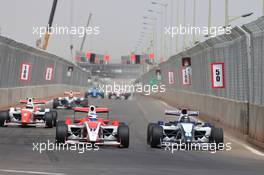 02.05.2010 Marrakech, Morocco,  Johan Jokinen (DEN) Dasu  Dansk Metal and Dean Stonman, (GBR), Silver Lining  - FIA Formula Two Championship