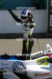 24.04.2010 Hockenheim, Germany,  Race winner Marco Wittmann (GER), Signature, Dallara F308 Volkswagen (1st) - F3 Euro Series 2010 at Hockenheimring, Hockenheim, Germany