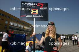 23.05.2010 Valencia, Spain,  Gridgirl of Daniel Juncadella Perez-Sala (ESP), Prema Powerteam, Dallara F308 Mercedes - F3 Euro Series 2010 in Valencia, Spain
