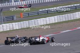 07.08.2010 Nürburg, Germany,  Antonio Felix da Costa (POR), Motopark Academy, Dallara F308 Volkswagen overtakes Valtteri Bottas (FIN), ART Grand Prix, Dallara F308 Mercedes - F3 Euro Series 2010 at Nürburgring, Germany