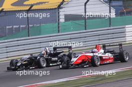 07.08.2010 Nürburg, Germany,  Antonio Felix da Costa (POR), Motopark Academy, Dallara F308 Volkswagen overtakes Valtteri Bottas (FIN), ART Grand Prix, Dallara F308 Mercedes - F3 Euro Series 2010 at Nürburgring, Germany